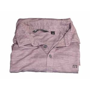 Travis Matthew Men’s Short Sleeve Purple Golf Polo XL Logo Pima Cotton